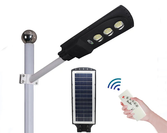 High Lumen ABS All In One 100w 180w Highway Stadium Outdoor SMD LED Solar Street Light