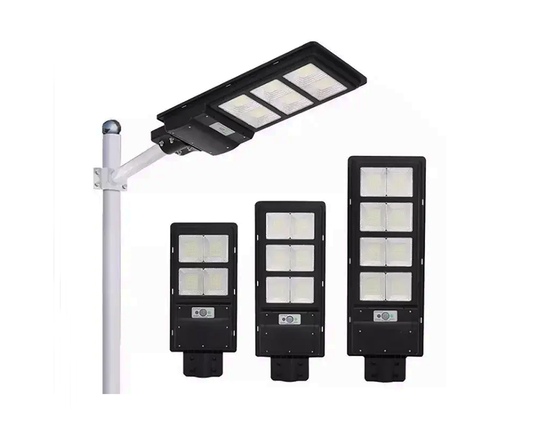 Commercial Public Induction Post Light 60W 90W 120W All In One LED Solar Street Light